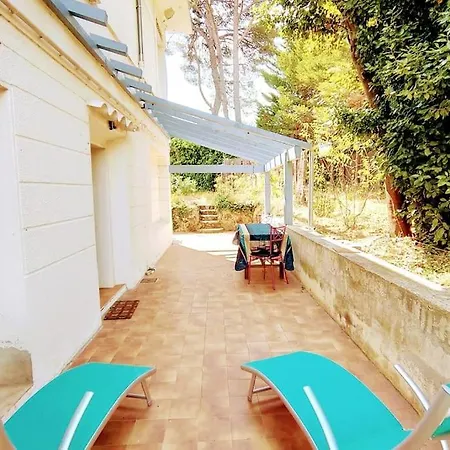 Maison De Charme A 200 Bord De Mer, Terrasse, Jardin- Lesclesdenicole Appartement Le Pradet